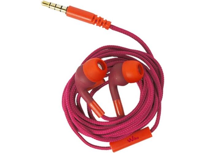 Auriculares con Cable WIKO WiSHAKE (In Ear - Micrófono - Morado)
