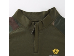 Tengoo Conjunto Roupa Íntima Camuflada Esportes Ar Livre Masculino Camiseta Manga Comprida Calça Fitness Camping Trilhas Caça