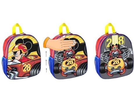 Mochila TOYBAGS Mickey Roadster Racers (3 Un - 24 x 30 x 9 cm)