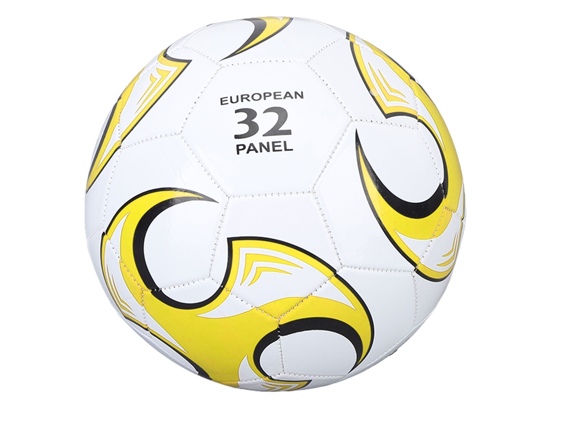 Balón De Fútbol Oficial De Pvc Tamaño 5 Para Competición, Entrenamiento, Exámenes Y Partidos En Interiores/exteriores - Amarillo