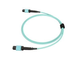 Cabo De Patch Fibra Óptica 1m Mpo Para Mpo 8 Núcleos Om3 Lszh Para Transceptores Sfp E Switches Ethernet