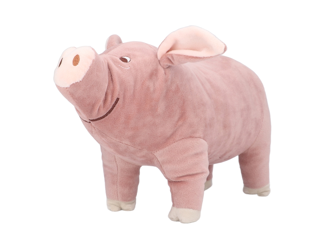 Dan26-juguete De Peluche De Cerdo Suave Almohada 15.7in Rosa Para Oficina Hogar Viajes Regalo Niños