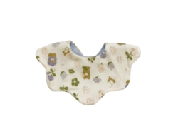 Baberos ajustables con cierre a presión, baberos para bebé con protección de doble cara, suaves, esponjosos y absorbentes, duraderos para niños y niñas.