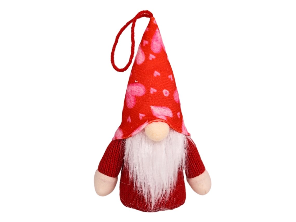 Muñeco De Peluche De Enano Con Luz Led Para El Día De San Valentín - Decoración Hecha A Mano Para Escritorio Y Oficina.