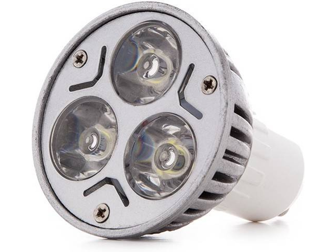 Bombilla LED GU10 3W  281Lm 3000ºK 40.000H [JL-GU10-3X1W-A-WW]