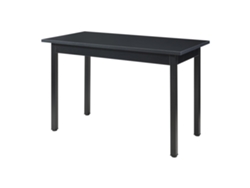 Mesa de Comedor [EN.CASA]  (Negro - MDF, Acero Con Recubrimiento De Polvo - 120 x 60 x 75 cm)