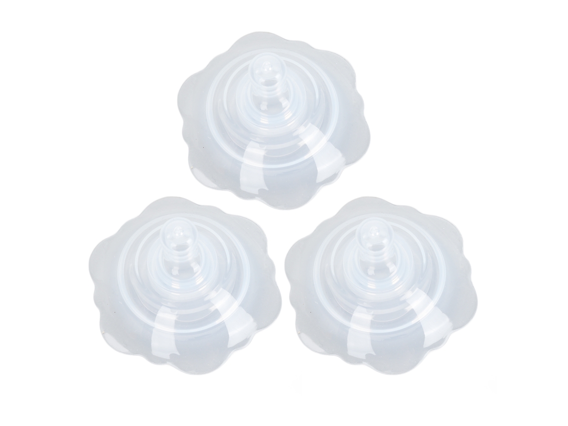 3 Protectores De Pezones De 2 Capas Para Bebés Lactantes Con Pezones Planos O Invertidos.