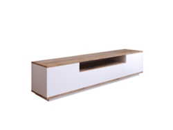 Mueble TV madera y blanco 180cm TYRO CONCEPT U