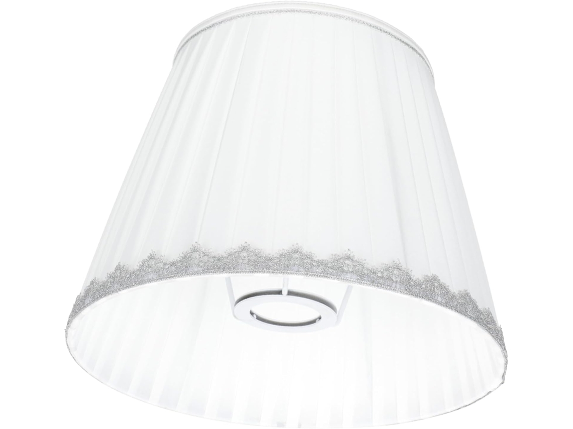 Pantalla De Lámpara De Tela De Estilo Retro Para Lámpara De Escritorio Y Lámpara De Pie Con Portalámparas. Accesorio De Iluminación.