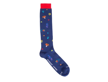 Calcetines Masculinos Largos con Diseño Amantes del Burraco Talla Única GALLO
