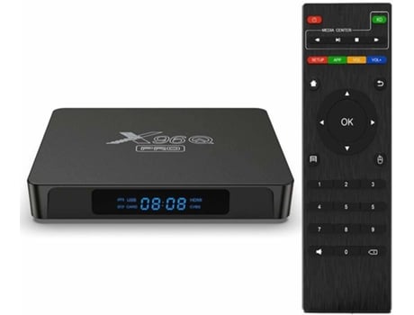 Box Smart TV CHRONUS X96QPRO1203W1 (Android - 2 GB RAM - Negro)