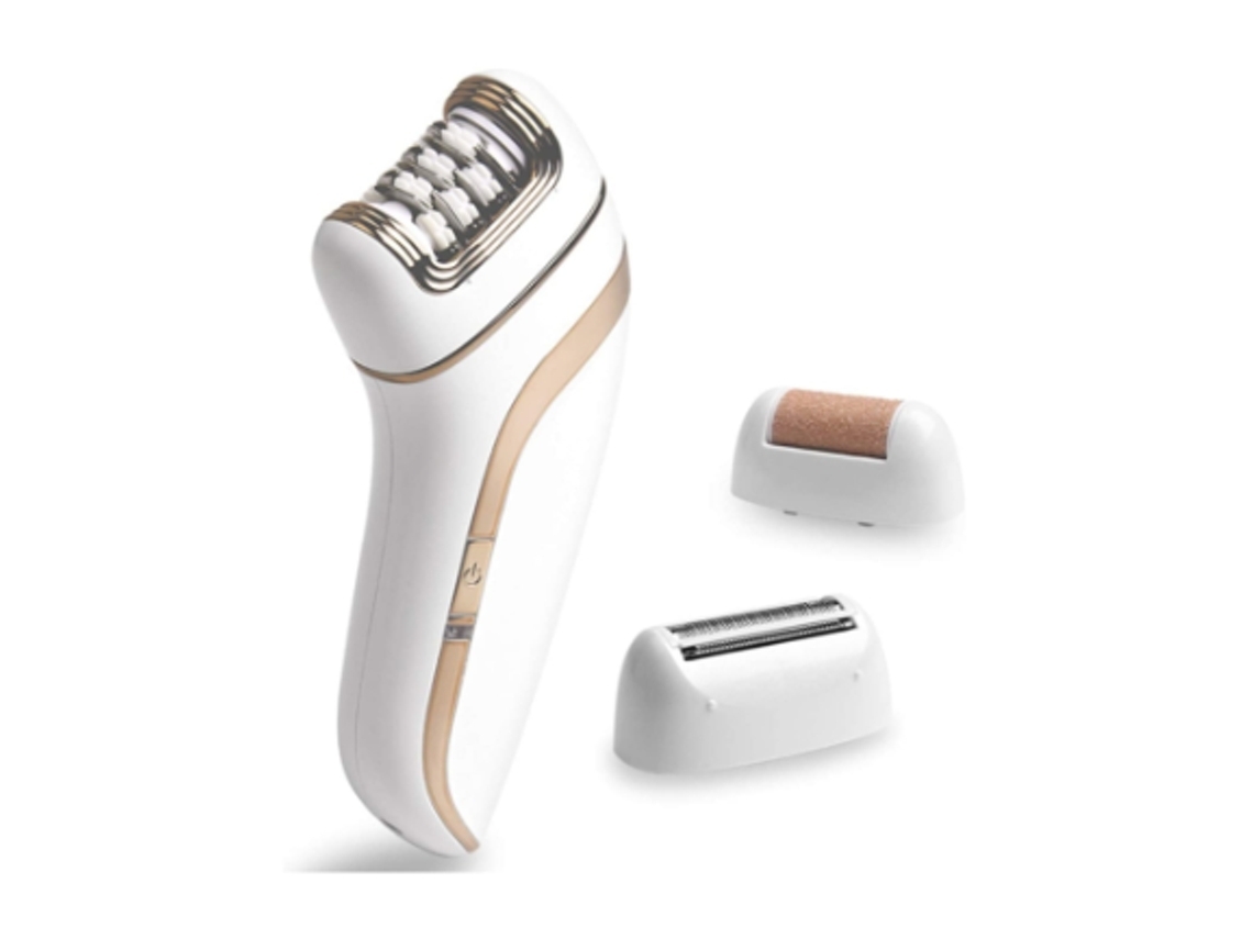 Depiladoras para mujeres Eliminación impecable del vello facial con luz LED para brazos, rostro, bikini y oro Yemaesre