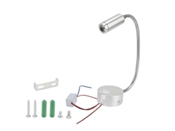 NEVEANCE Lámpara LED 1W para Máquina, Luz de Trabajo en Aluminio, para Pared o Pasillo, Entrada AC85V-265V, Salida DC3V-12V