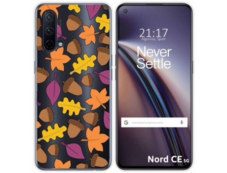 Carcasa OnePlus Nord CE 5G TUMUNDOSMARTPHONE Dibujos Transparente Multicolor