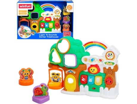 Juego Didácticos WINFUN Centro de actividades la casita del árbol (32x7x24,5 cm - 12 meses)