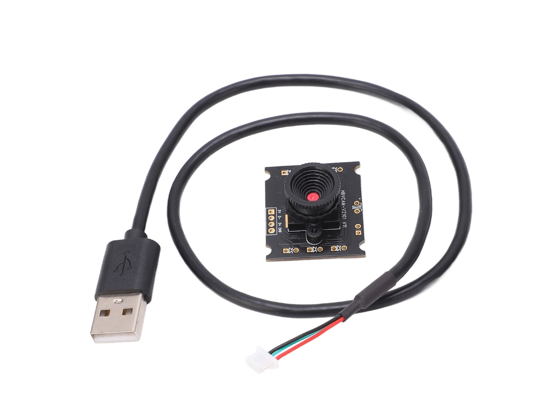 Módulo De Cámara Web Usb De 0,3 Mp, Sin Necesidad De Controladores, Lente Sin Distorsión, Con Cable.
