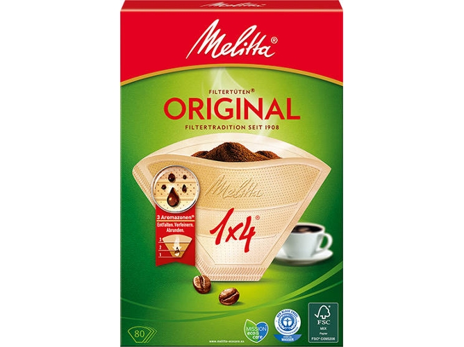 Filtros de café MELITTA Original 1x4