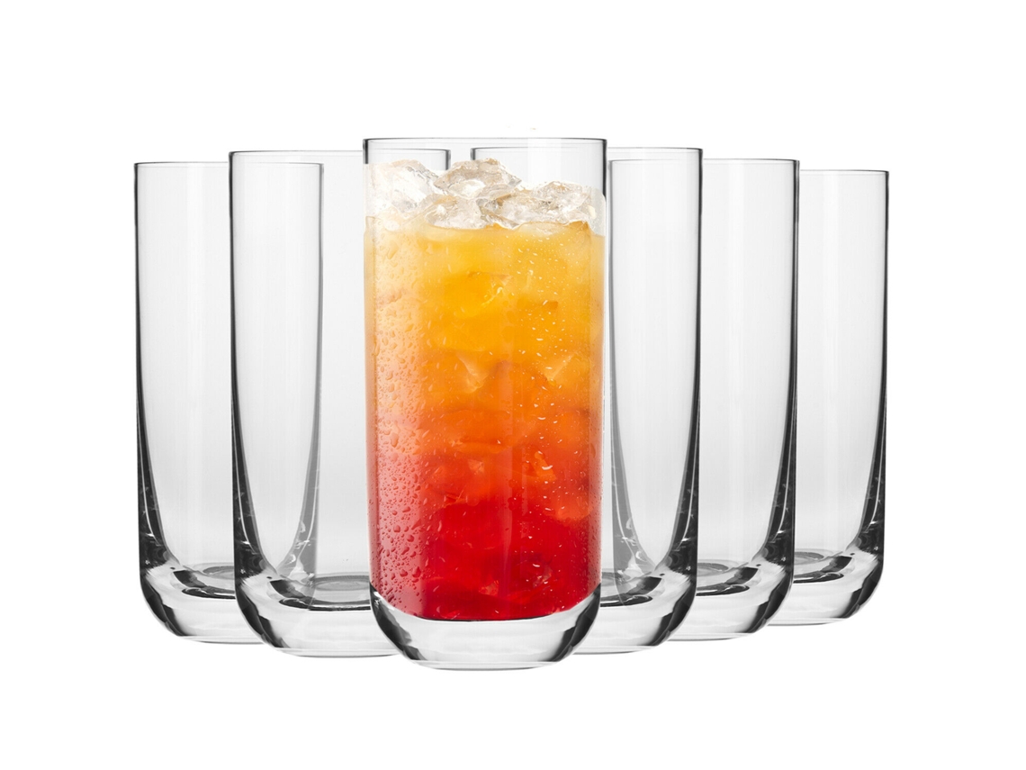 Vasos KROSNO GLASS Glamour (Vidrio - 6 Un - Transparente - 6.9 x 15)