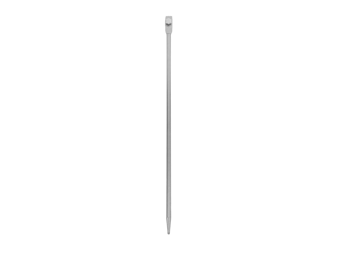 Varilla De Puesta A Tierra De Hierro Galvanizado Plateado Para Antenas Y Equipos.