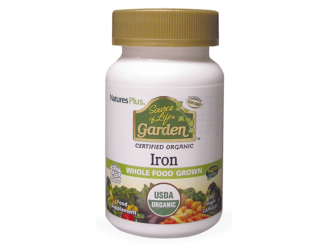 Nature's Plus Source of Life Garden Certified Organic Iron 30's