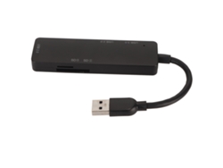 Estación De Acoplamiento Usb3.0 Con Ranura Para Tarjetas Hub Usb Compacto Portátil Para Transferencia Y Almacenamiento De Datos