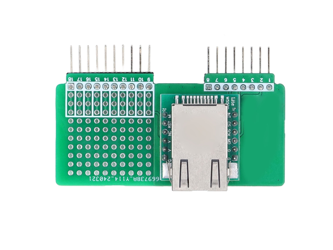 Módulo de rede Ethernet Veloriskku para Flipper Zero Caboada - Módulo de teste prático de rede Ethernet