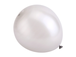 100 globos de látex perlados plateados para decoración de bodas, cumpleaños y fiestas.