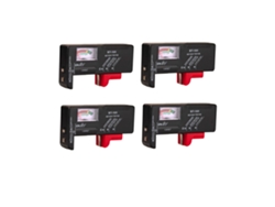 Probador De Baterías Portátil Profesional De 4 Piezas Con Pantalla Digital Lcd