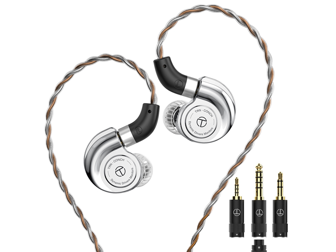 Fones De Ouvido Intra-auriculares Trn Conch Com Fio, Isolamento De Ruído, Plugues 2.5mm+3.5mm+4.4mm Para Estágio E Música