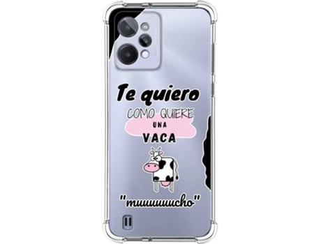 Carcasa para Realme C31 TUMUNDOSMARTPHONE Dibujos Antigolpes Vaca Multicolor