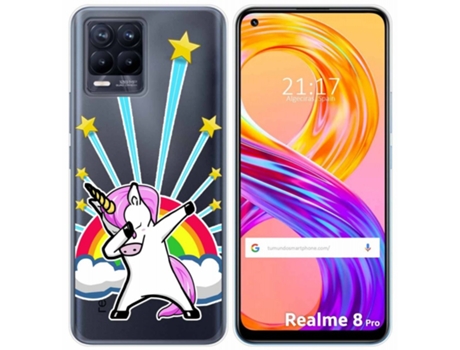 Carcasa Realme 8 4G / 8 Pro TUMUNDOSMARTPHONE Dibujos Transparente Multicolor