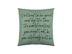 Almohada Decorativa NATURALS Scrabble (Algodón - 50 x 50 cm)