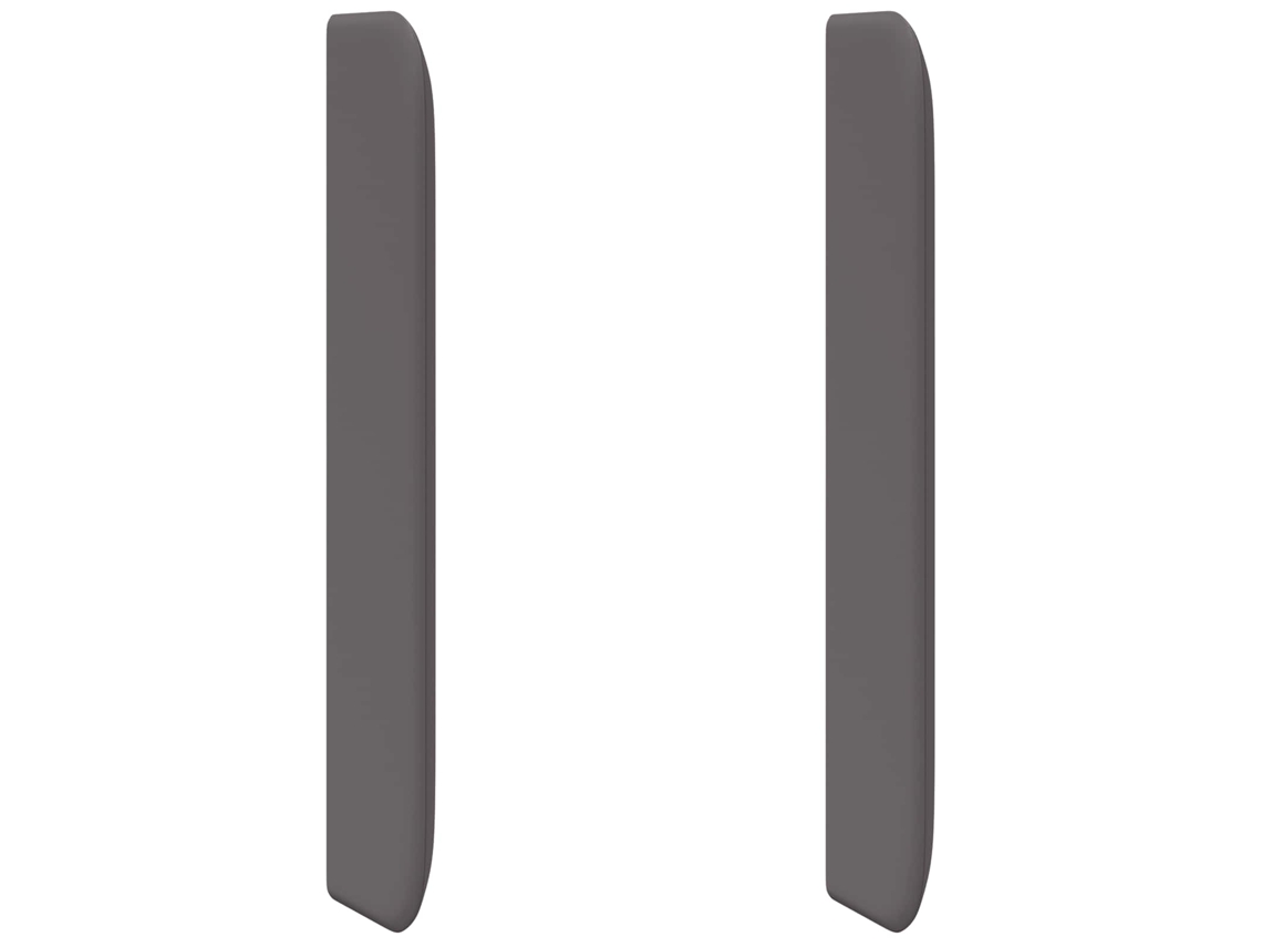 Maison Exclusive - Oreja De Cabecero Gris 80 X 16 X 4 Cm Pvc