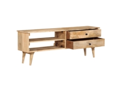 Maison Exclusive - Mueble Para Tv De Madera Maciza De Mango 140x30x50 Cm
