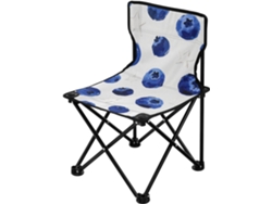 Sillas de camping Alipis de hierro y tela con patas de acero plegables, ligeras, resistentes, ideales para acampar.