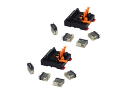2026velora-2 Piezas Módulo Relé 4 Canales 2 Abierto 2 Cerrado Plc Placa De Control Montaje Din Rail Bem2s‑4mz