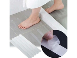 Juego de 12 alfombrillas antideslizantes para ducha de baño, autoadhesivas, antideslizantes