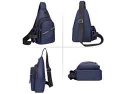 Bolso Bandolera Ultraligero E Impermeable Para Hombre Con Correa Ajustable Para Deportes Al Aire Libre, Senderismo, Ciclismo Y Viajes.