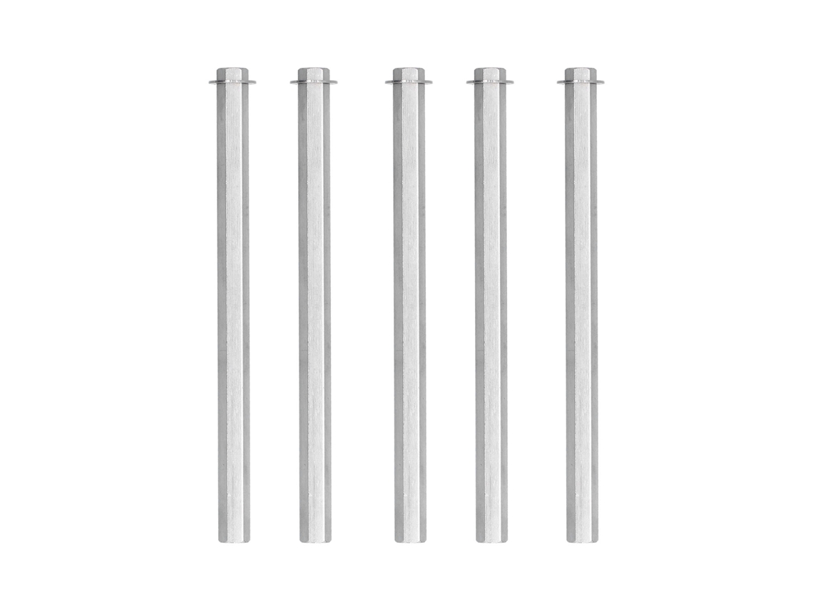 5 Peças Parafuso De Vara Longa Hexagonal Acoplamento Rosca Fêmea Reta Aço Inoxidável Para Gobilda Diâmetro 8mm4106‑4008‑1200