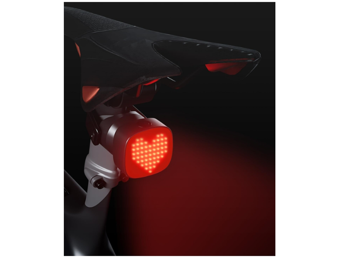 Luz Trasera Bicicleta 7modos Freno Ipx6 Negro
