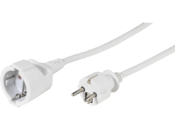 Alargador 6T VIVANCO 1T M-F 10 m (Blanco)