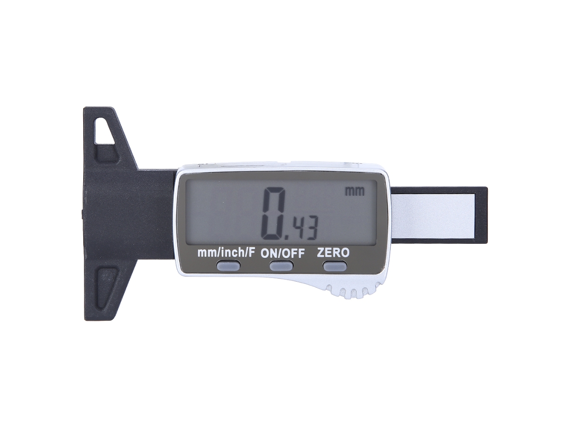 Medidor Digital De Profundidad De Neumáticos Con Pantalla Led, 0-25,4 Mm, Herramienta De Medición Para Automóviles Y Motocicletas.