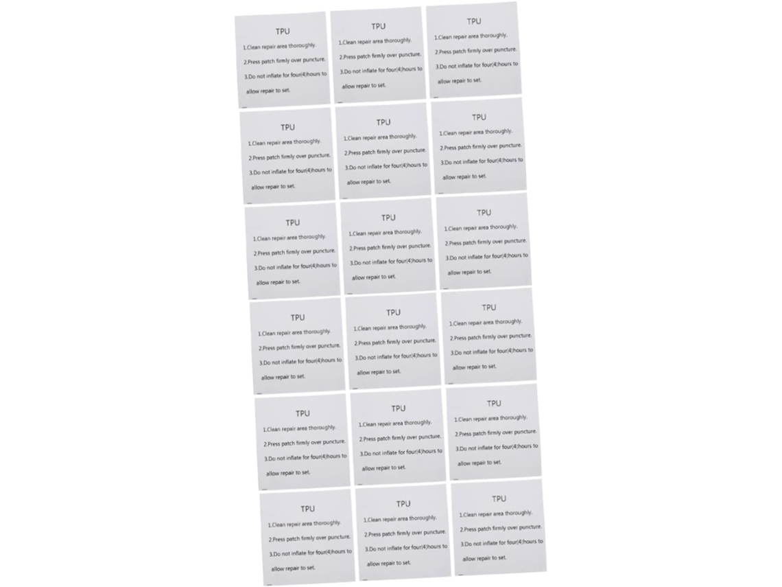 40 Hojas Película De Reparación Juguetes Inflables Kit Inflable Piscina Globos Cama Aire Reparar