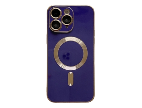 Lente para Telefono Mobile Phone Cases Magsafe Plating With para iPhone 11 Pro Max Piel Sintética