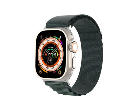 Correa de reloj inteligente para Apple Watch Ultra 49 mm Serie DUX DUCIS GS Correa de reloj con bucle de nailon (verde)