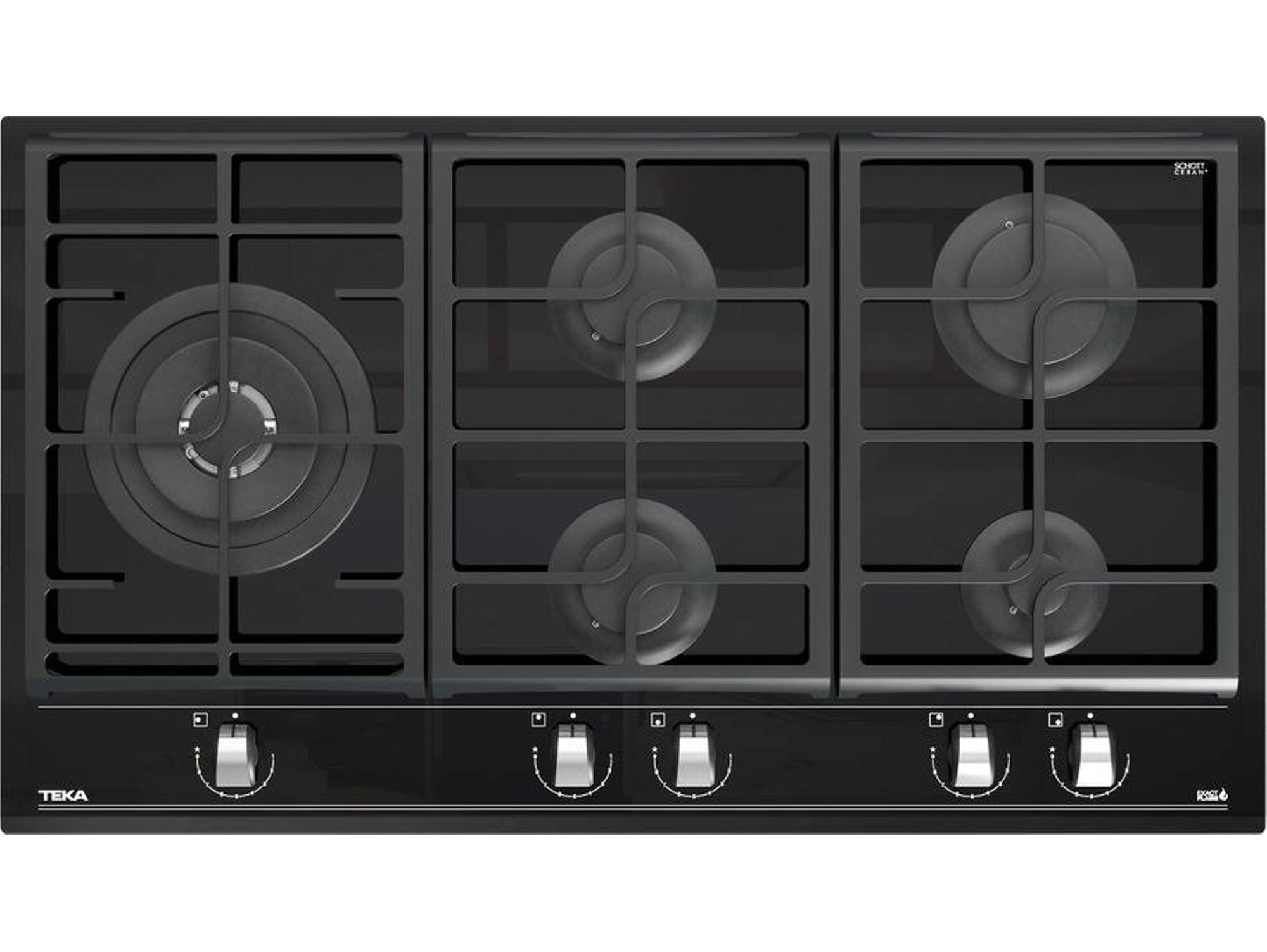 PLACA GÁS VITRO TEKA GZC 95320 XBB (BUT) | Worten.es