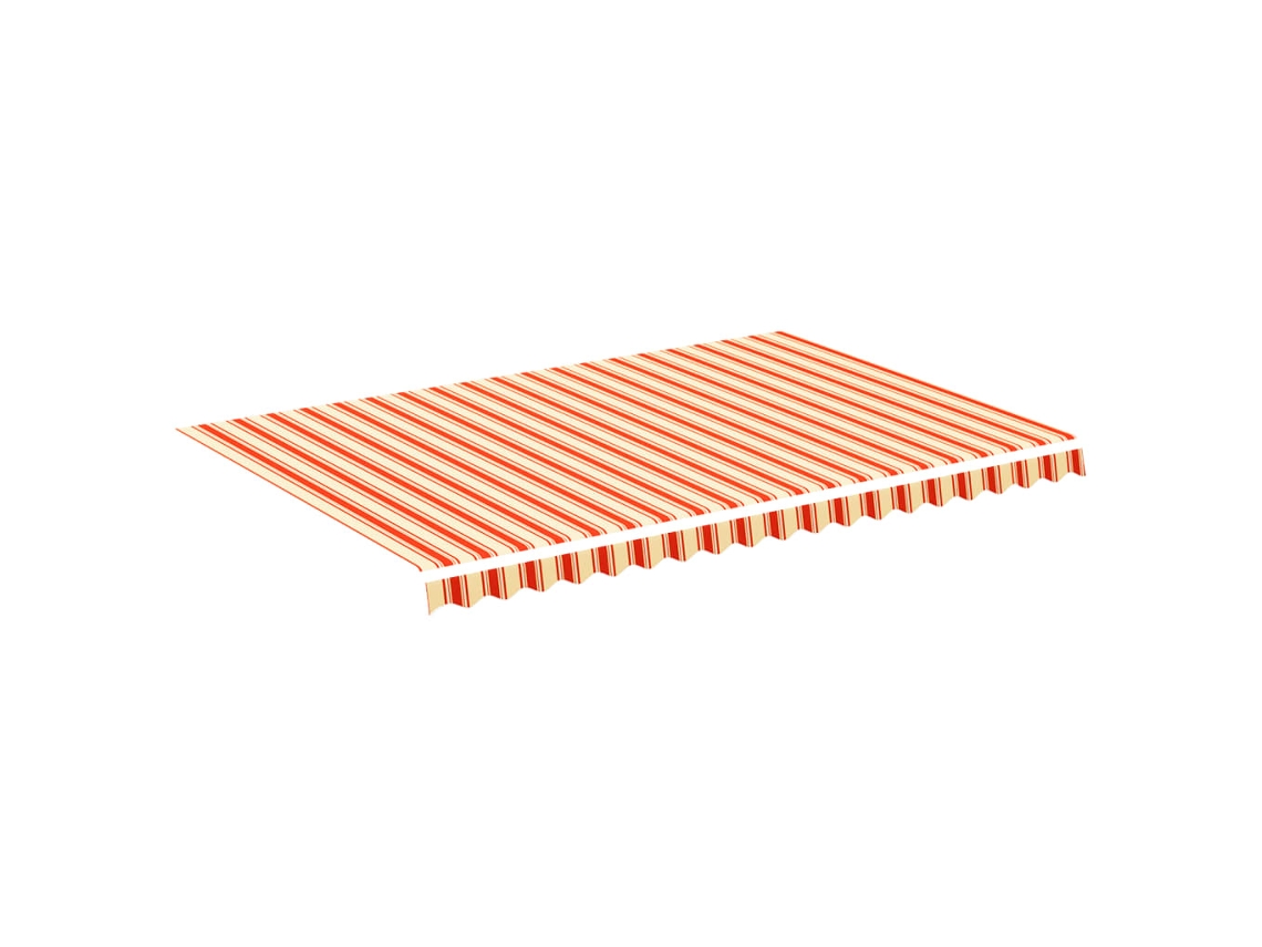 Maison Exclusive - Tela De Repuesto Para Toldo Amarillo Y Naranja 4,5x3 M