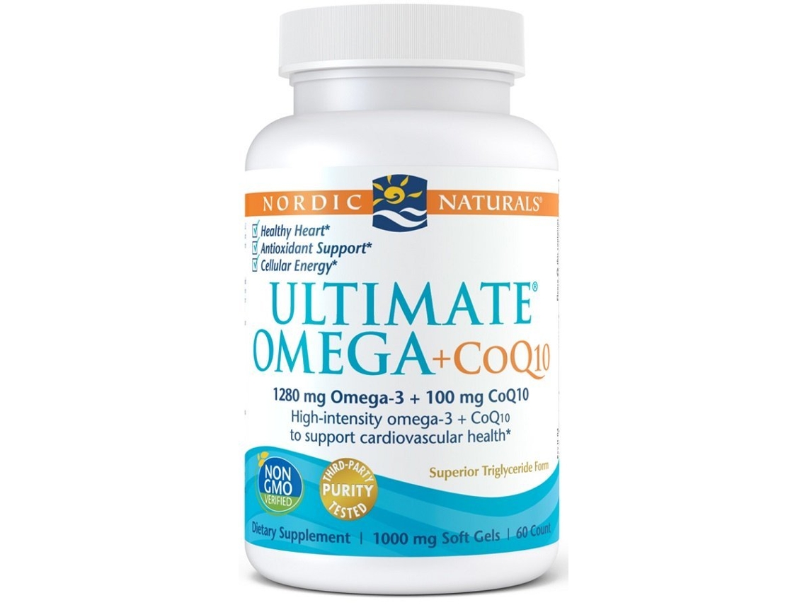 Ultimate Omega Coq10 60 Cápsulas NORDIC NATURALS