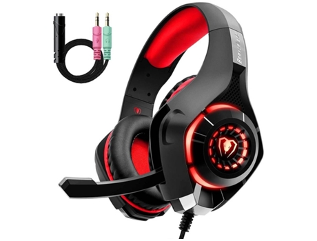 Auriculares Gaming ENZONS para Ps4 Xbox One Comfort Reducción de ruido 3.5mm Led Professional con micrófono para Pc Ps5 Lapt