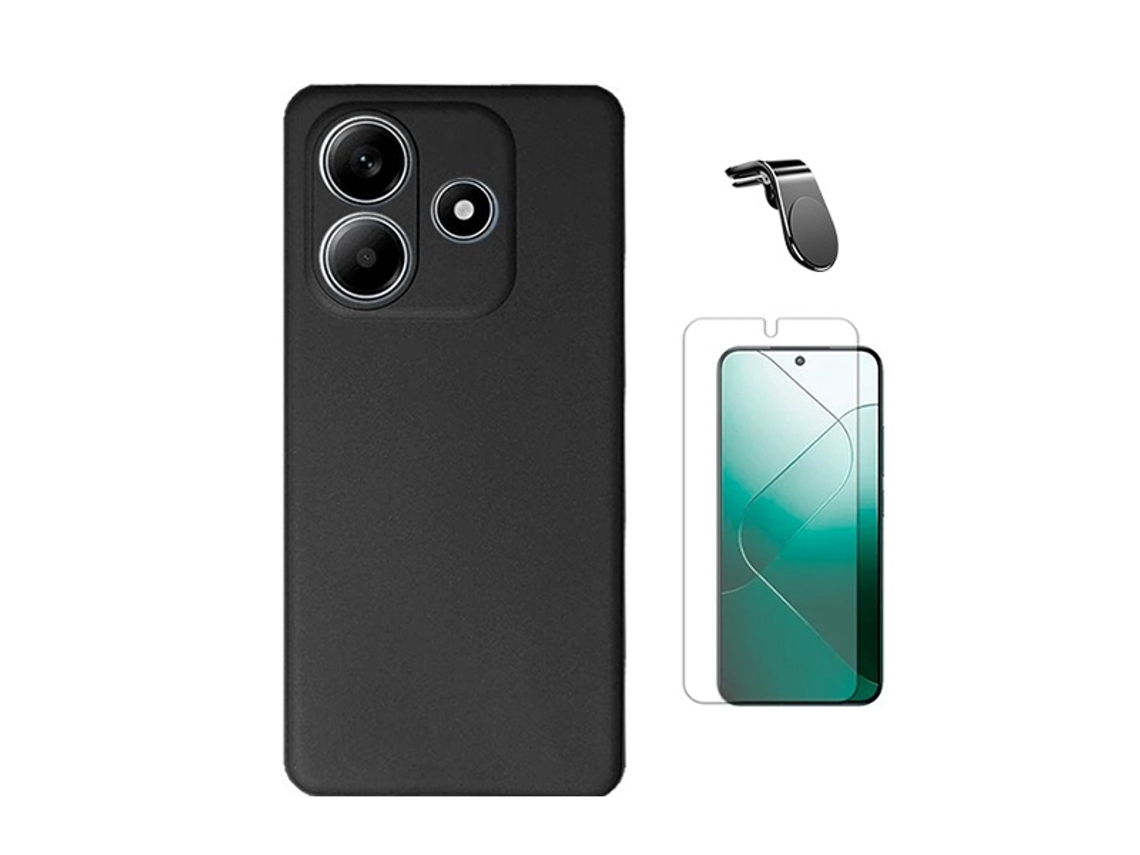 Protector de Pantalla Protectora Frente Proteção para Xiaomi Redmi Note 14 GIFT4ME Negro